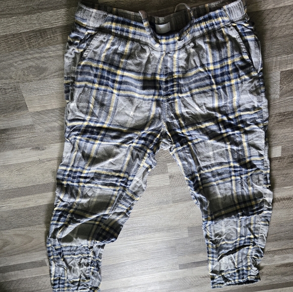 Old Navy Other - Old Navy Men's Large Flannel Pajama Pants Gray Blue Comfort Warm